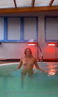 Alysha Newman Naked Pool Tease Onlyfans