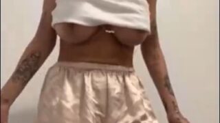Mia Khalifa Morning Strip Tease Video